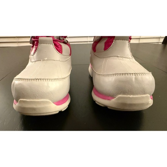 Lands' End Girls Insulated Tall Snow Winter Boots Size 3 Gray/Pink Waterproof - Picture 12 of 15